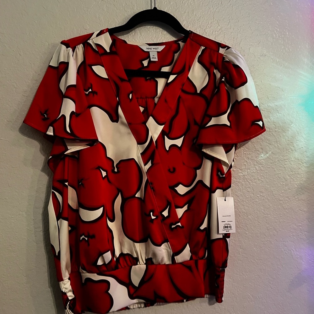 Professional patterned blouse
